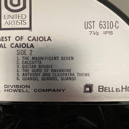 Al Caiola : The Best Of Al Caiola (Reel, 4tr Stereo, 7" Reel, Comp)
