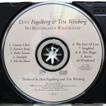 Dan Fogelberg & Tim Weisberg : No Resemblance Whatsoever (CD, Album, Club)