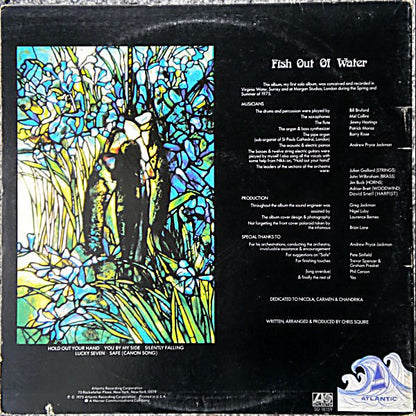 Chris Squire : Fish Out Of Water (LP, Album, Gat)