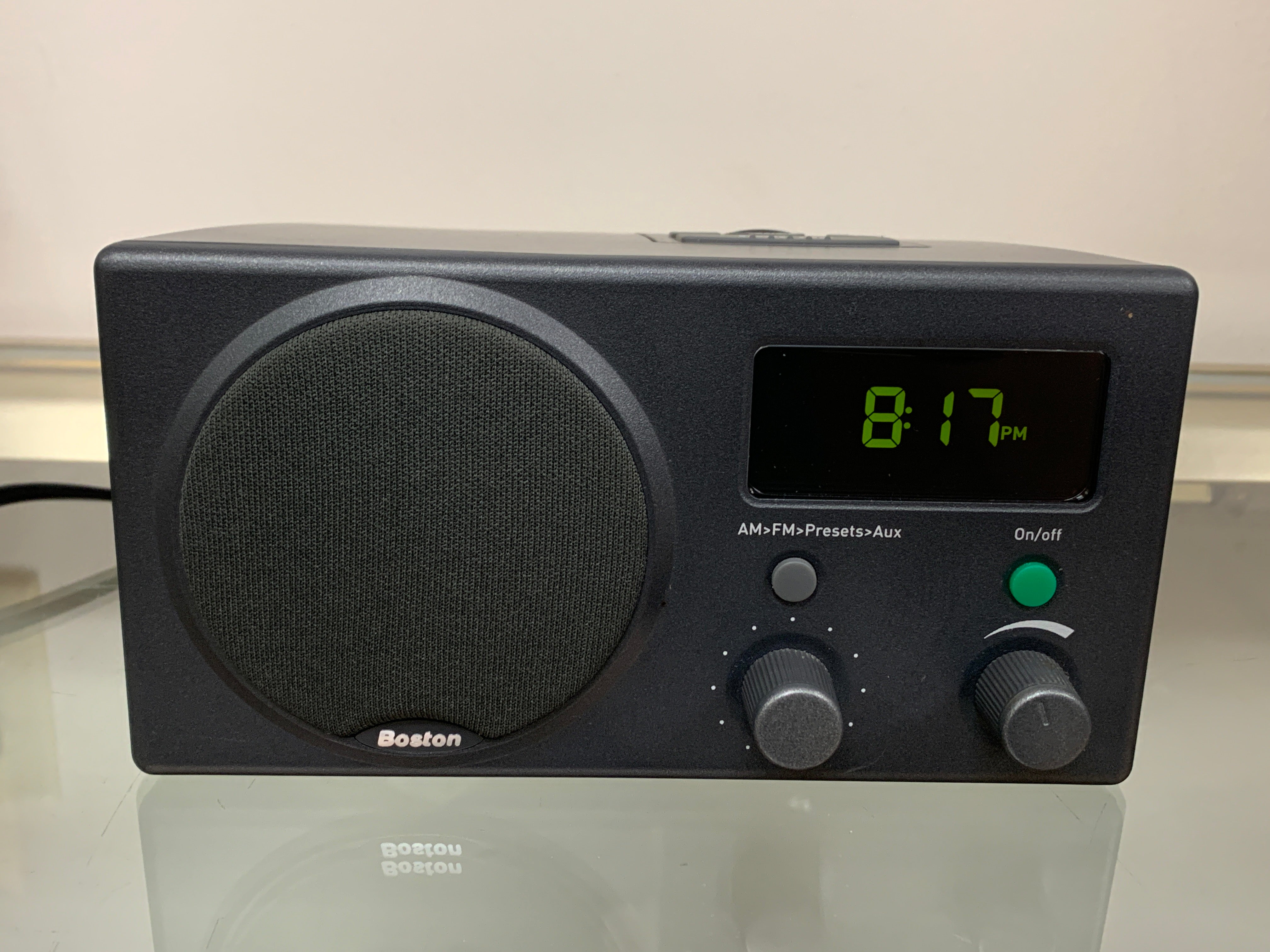 Boston Acoustics Recepter AM FM Dual Alarm Clock Radio – The