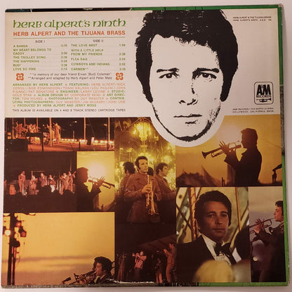 Herb Alpert And The Tijuana Brass* : Herb Alpert's Ninth (LP, Album, Pit)