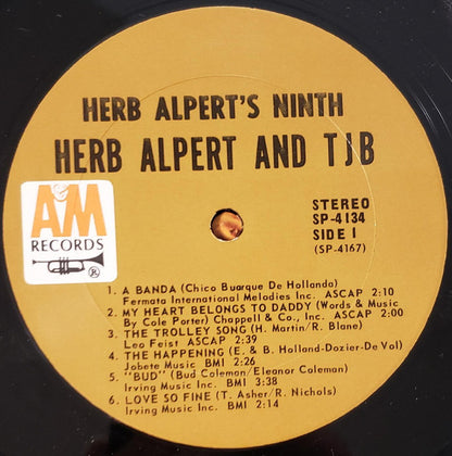 Herb Alpert And The Tijuana Brass* : Herb Alpert's Ninth (LP, Album, Pit)