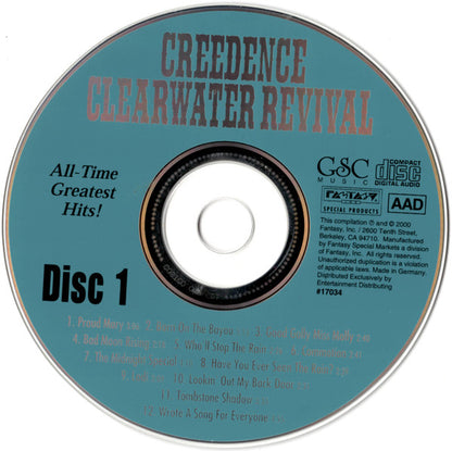 Creedence Clearwater Revival : Classics: 36 All-Time Greatest Hits - 3 CD Set (3xCD, Album, Comp)
