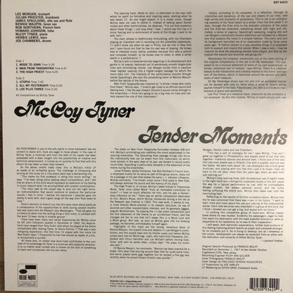 McCoy Tyner : Tender Moments (LP, Album, RE, 180)