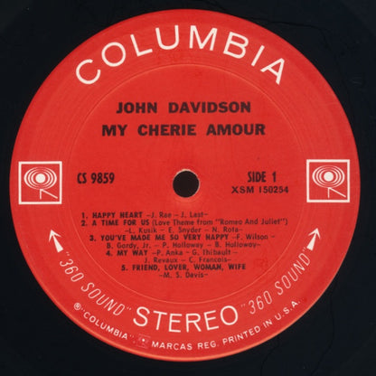 John Davidson : My Cherie Amour (LP, Album)