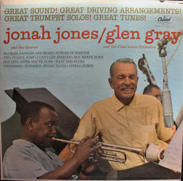Jonah Jones And The Quartet* / Glen Gray And The Casa Loma Orchestra* : Jonah Jones Quartet / Glen Gray Casa Loma Orchestra (LP, Album, Mono, Scr)