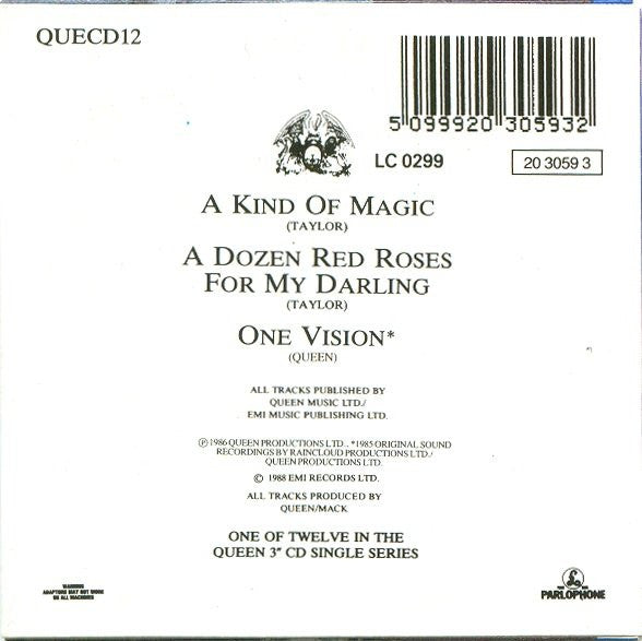 Queen : A Kind Of Magic (CD, Mini, Maxi)
