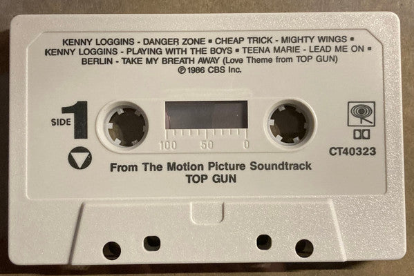 Various : Top Gun (Original Motion Picture Soundtrack) (Cass, Album, Dol)