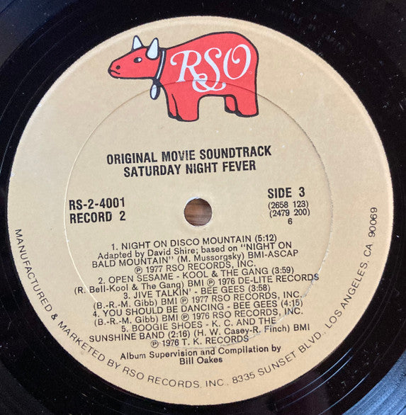 Various : Saturday Night Fever (The Original Movie Sound Track) (2xLP, Album, Comp, All)
