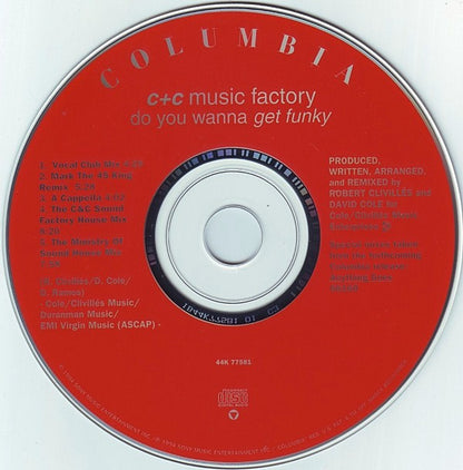 C+C Music Factory* : Do You Wanna Get Funky (CD, Maxi)