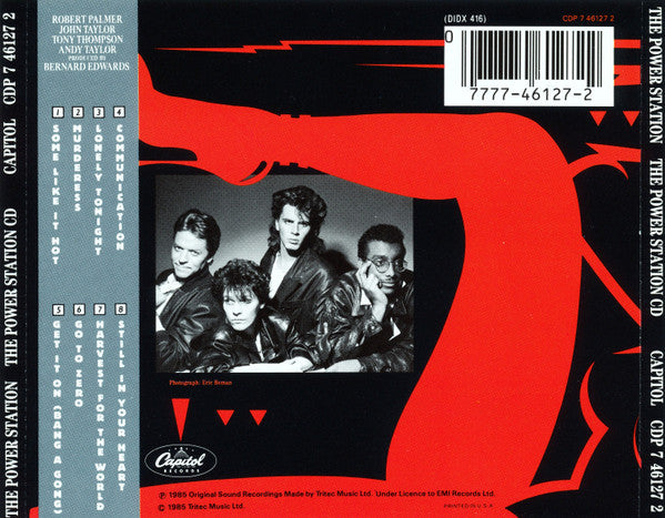The Power Station : The Power Station CD (CD, Album, RE, Cap)