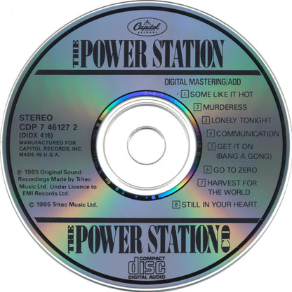 The Power Station : The Power Station CD (CD, Album, RE, Cap)