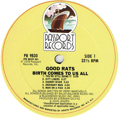 Good Rats : Birth Comes To Us All (LP, Album)