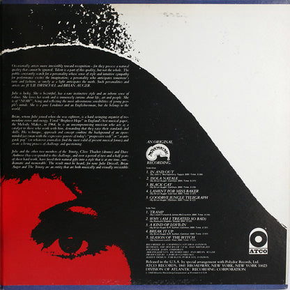 Julie Driscoll / Brian Auger & The Trinity* : Open (LP, Album, Mon)