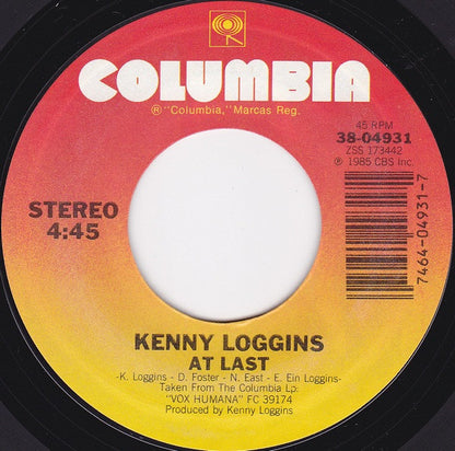 Kenny Loggins : Forever (7", Single, Styrene, Car)