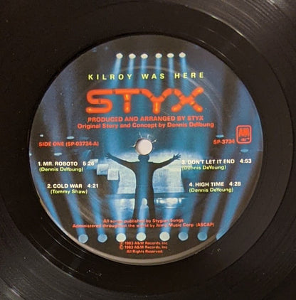 Styx : Kilroy Was Here (LP, Album, Mon)