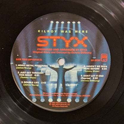 Styx : Kilroy Was Here (LP, Album, Mon)