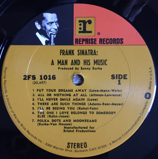 Frank Sinatra : A Man And His Music (2xLP, Album, Comp, RE, Gat)