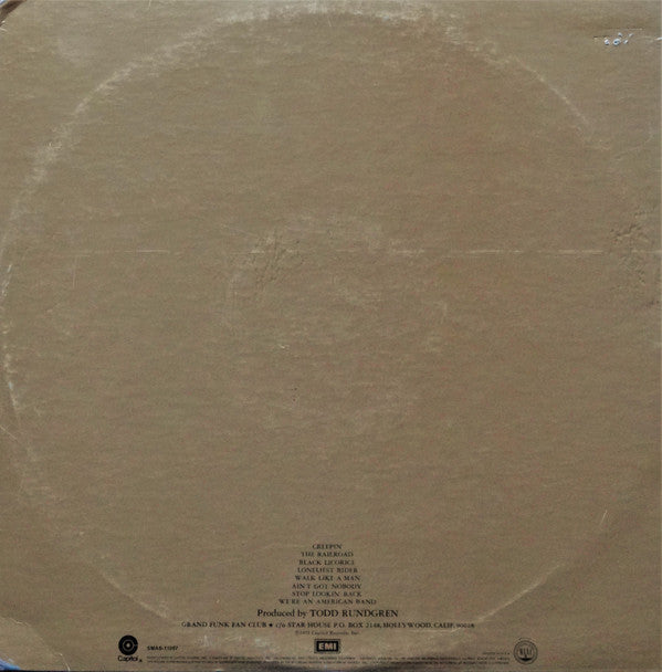 Grand Funk* : We're An American Band (LP, Album, Jac)