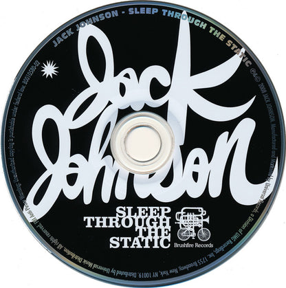 Jack Johnson : Sleep Through The Static (CD, Album, Dig)