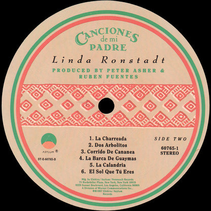 Linda Ronstadt : Canciones De Mi Padre (LP, Album, Spe)