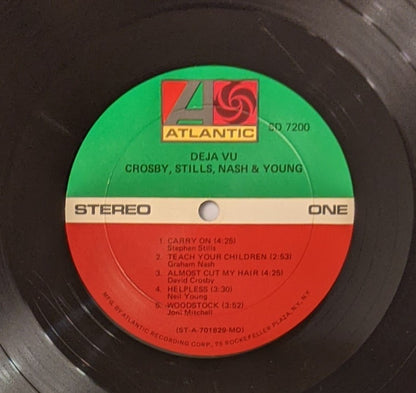 Crosby, Stills, Nash & Young : Déjà Vu (LP, Album, RE, MO,)