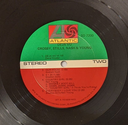 Crosby, Stills, Nash & Young : Déjà Vu (LP, Album, RE, MO,)