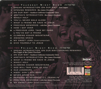 Aretha Franklin : Amazing Grace: The Complete Recordings (2xCD, Album, RE, RM, RP, Tri)