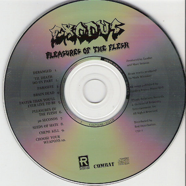 Exodus (6) : Pleasures Of The Flesh (CD, Album, RE, RM)