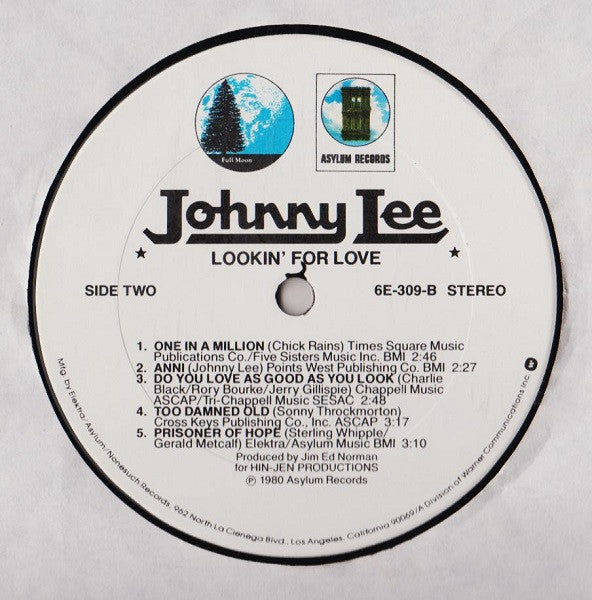 Buy Johnny Lee : Lookin' For Love (LP, Album, Club) Online for a