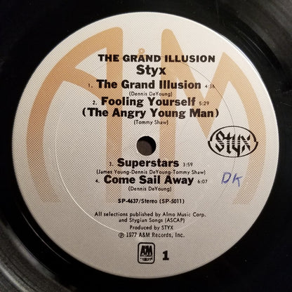 Styx : The Grand Illusion (LP, Album, TML)
