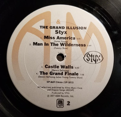 Styx : The Grand Illusion (LP, Album, TML)