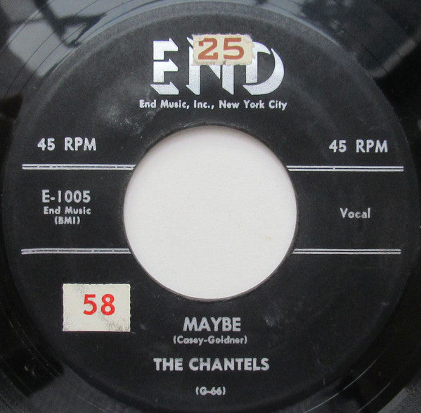 The Chantels : Maybe (7")