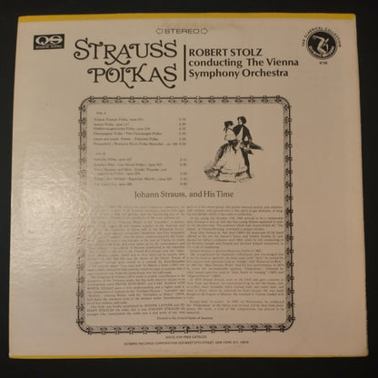 Robert Stolz, The Vienna Symphony Orchestra* : Strauss Polkas (LP)