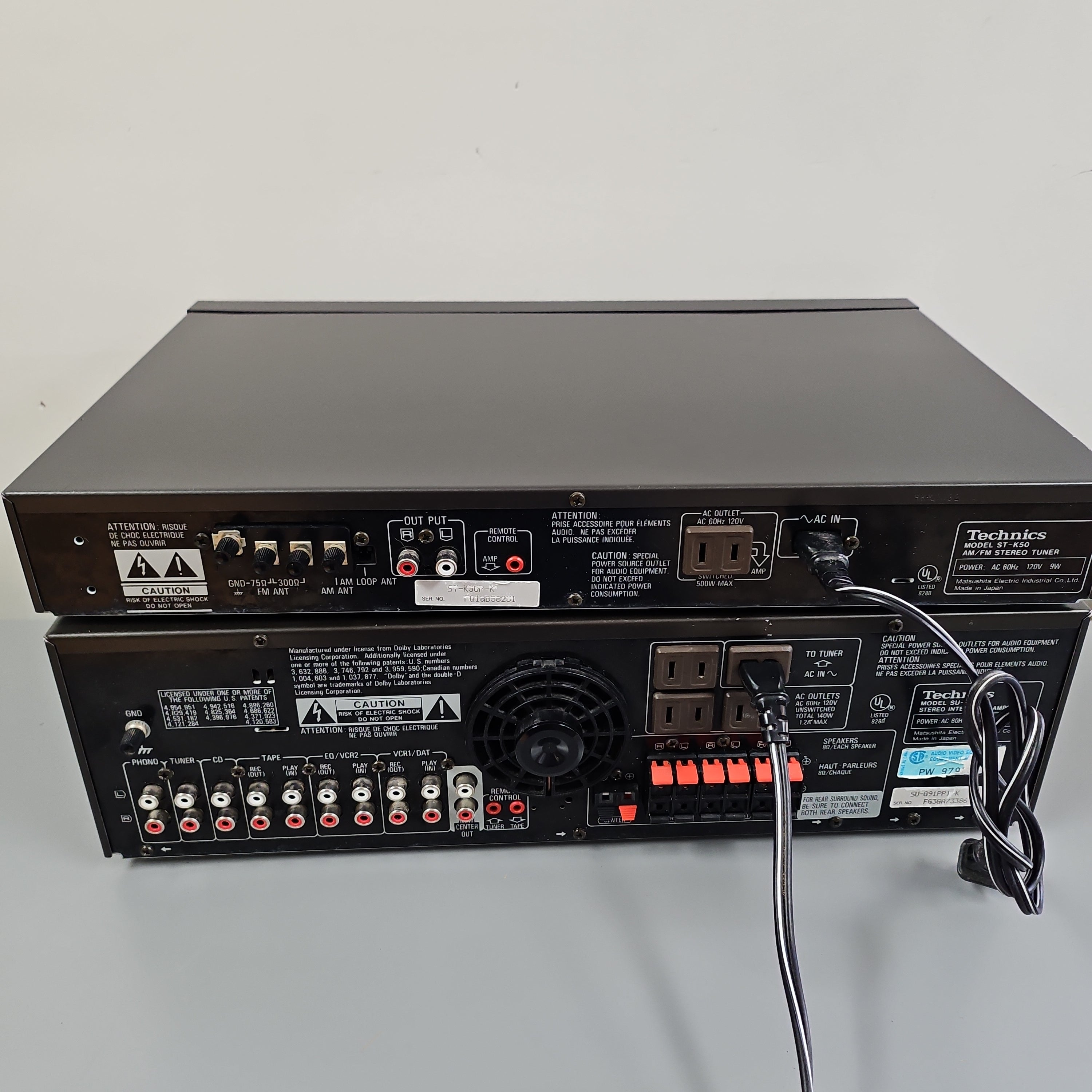 Technics SU-G91 Integrated Amplifier & ST-K50 Tuner – The