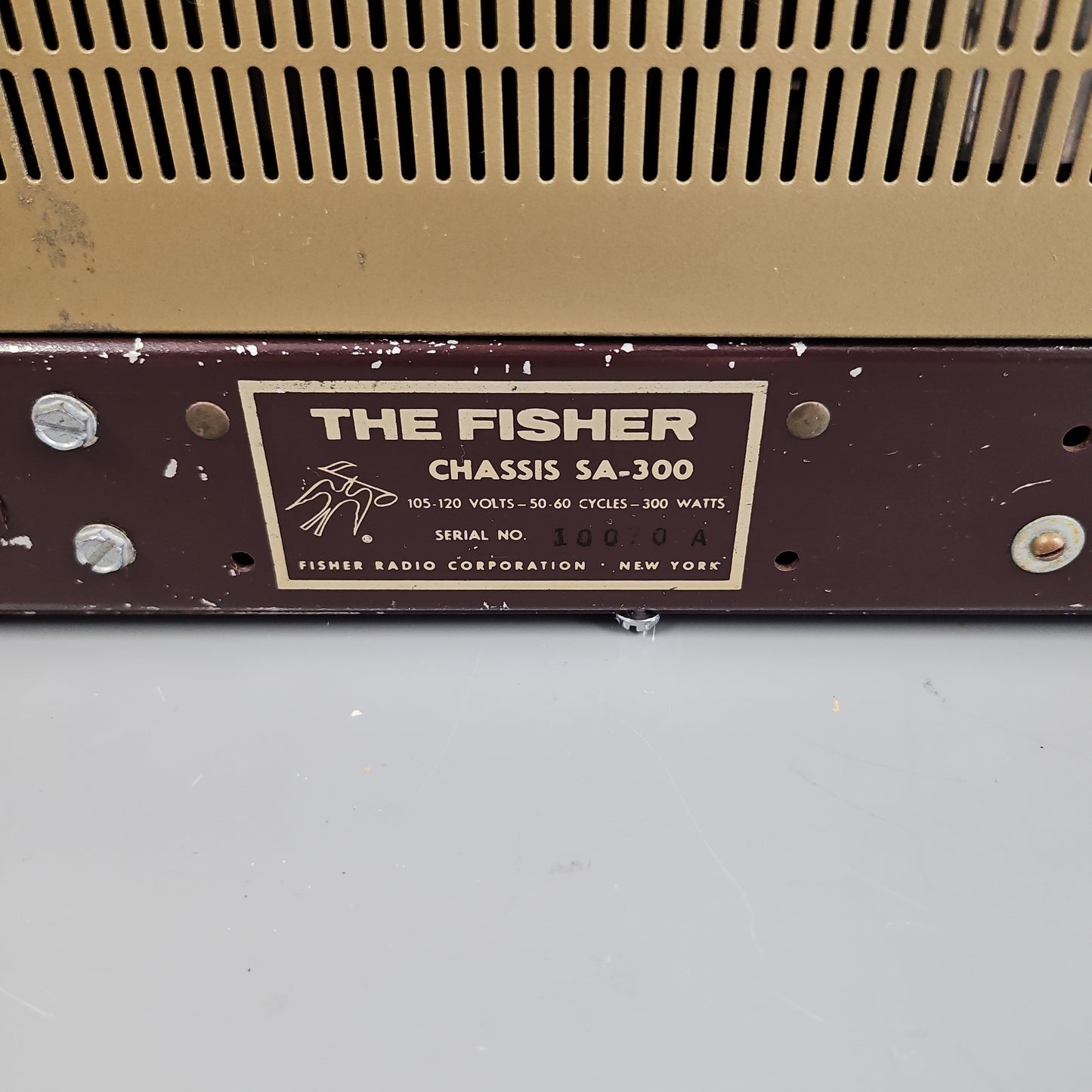 Fisher SA-300 Tube Power Amplifier