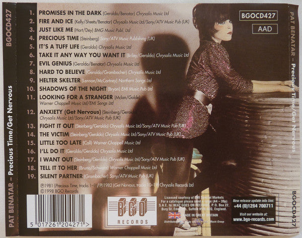Pat Benatar : Precious Time / Get Nervous (CD, Comp, RE, Lyn)