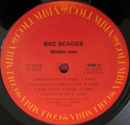 Boz Scaggs : Middle Man (LP, Album, San)