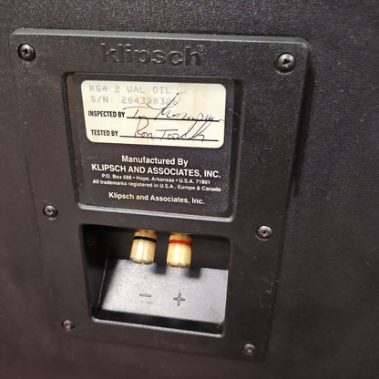 Klipsch KG4.2 Floor Standing Speakers
