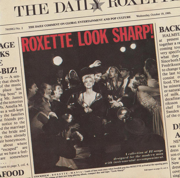 Roxette : Look Sharp! (CD, Album, Club)
