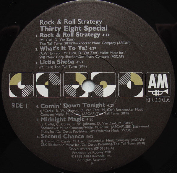 38 Special (2) : Rock & Roll Strategy (LP, Album)