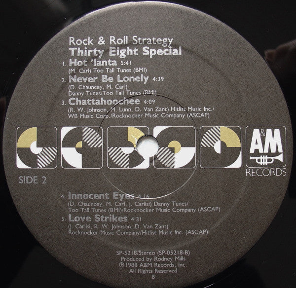 38 Special (2) : Rock & Roll Strategy (LP, Album)