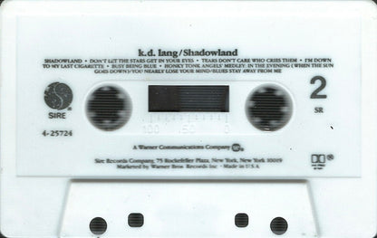 k.d. lang : Shadowland (The Owen Bradley Sessions) (Cass, Album, SR,)