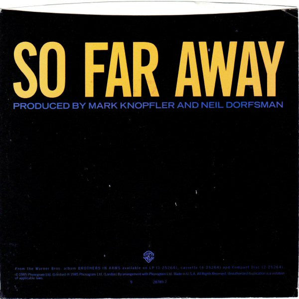Buy Dire Straits : So Far Away (7