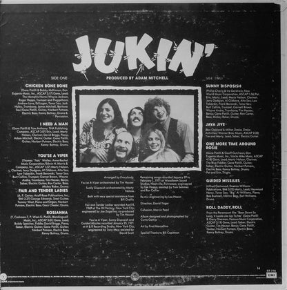 The Manhattan Transfer And Gene Pistilli* : Jukin' (LP, Album, Win)