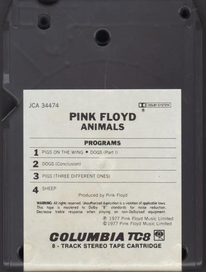 Pink Floyd : Animals (8-Trk, Album, Dol)