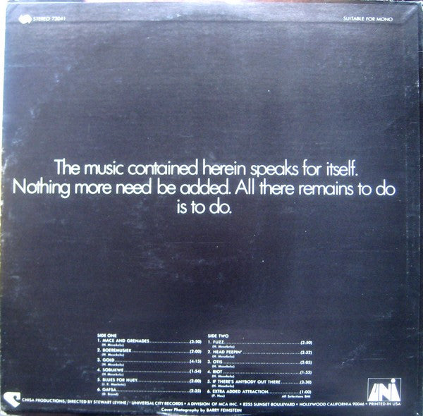 Hugh Masekela : Masekela (LP, Album)