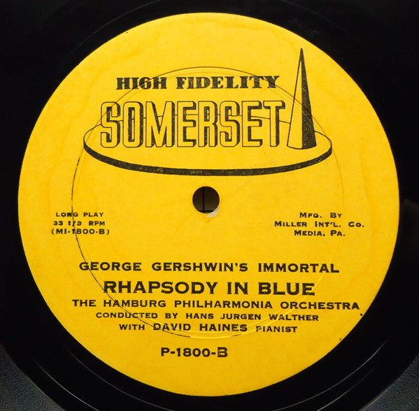 George Gershwin, Joseph Kuhn, The Hamburg Philharmonia Orchestra* : Immortal Rhapsody In Blue / Symphony For Blues (LP, Album)