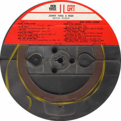 Mitch Ryder & The Detroit Wheels : Take A Ride (Reel, 4tr Stereo)