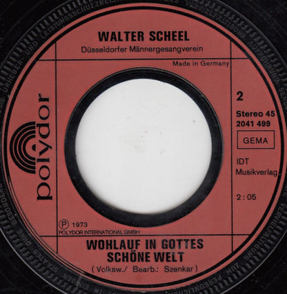 Walter Scheel : Hoch Auf Dem Gelben Wagen (7", Single)